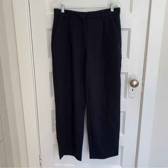 Abercrombie tailored straight pant in navy, size 31 - Picture 2 of 9